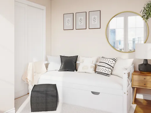 Bedroom · Midcentury Modern designed by Priscila