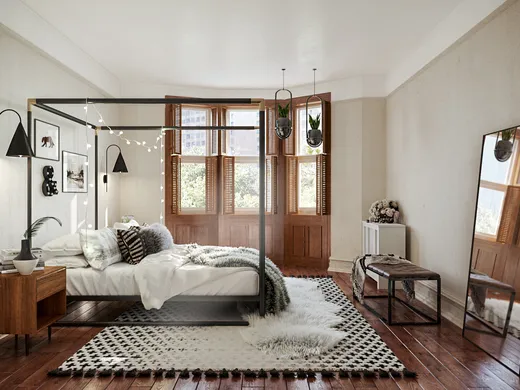 Bedroom · Eclectic designed by Kristin