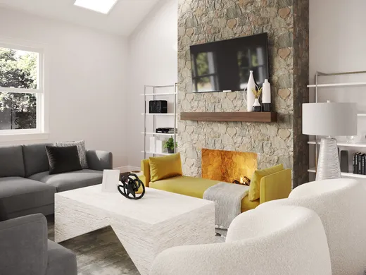 Living Room · Contemporary designed by Maria