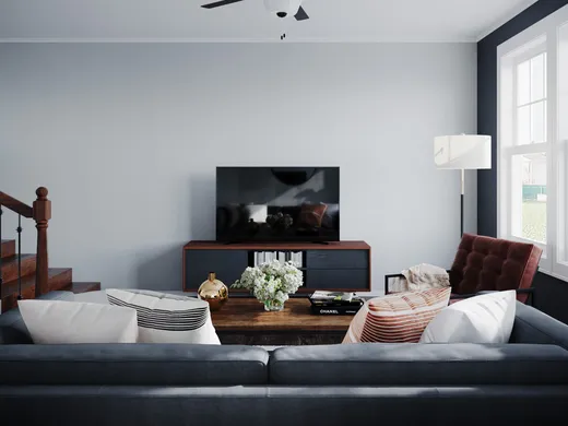 Living Room · Contemporary designed by Mateo
