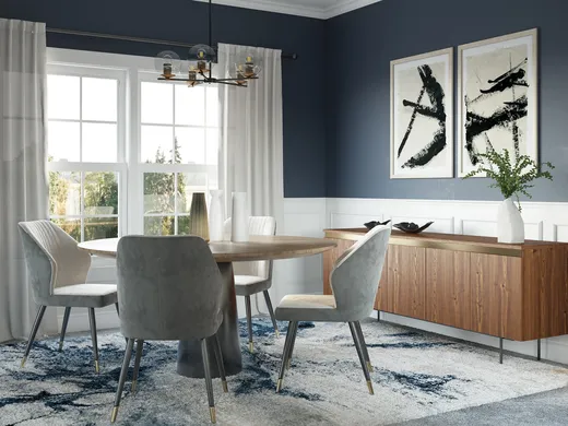 Dining Room · Modern designed by Elizabeth