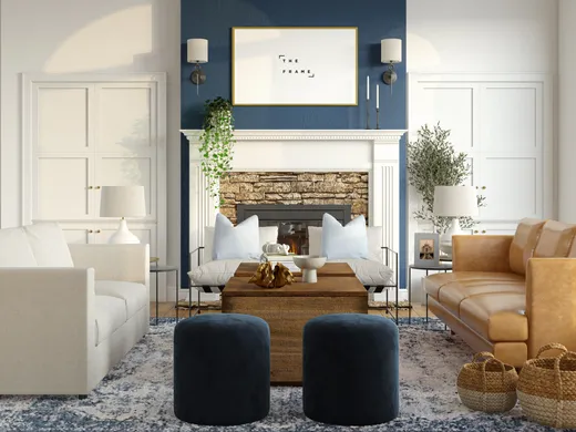 Living Room · Contemporary designed by Maria