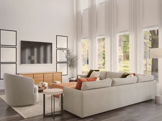 Living Room · Contemporary designed by Anny