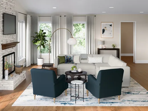 Living Room · Modern designed by Nicole