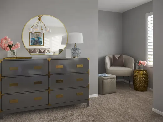 Bedroom · Glam designed by Kayla