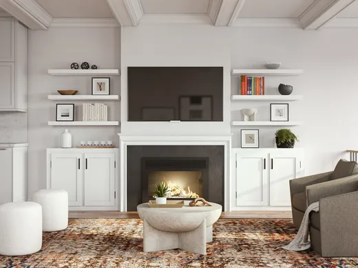 Living Room · Eclectic designed by Elizabeth