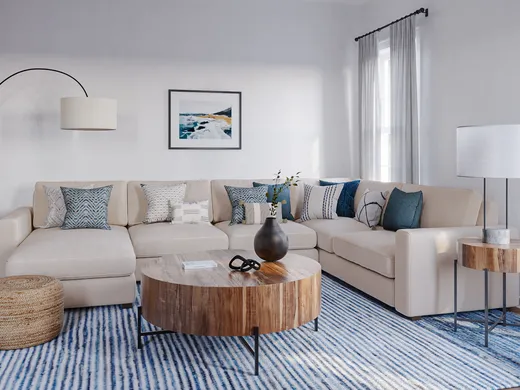 Living Room · Transitional designed by Liliana