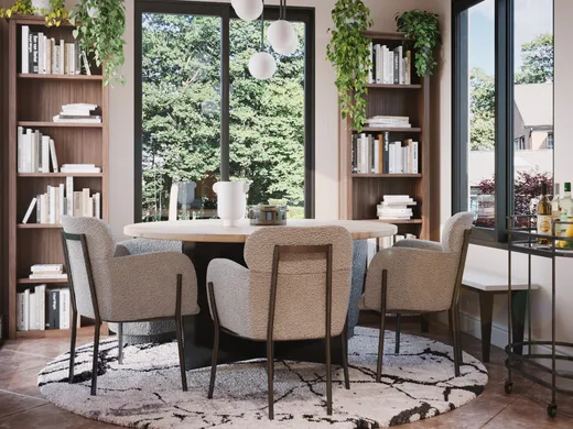Dining Room · Contemporary designed by Ana
