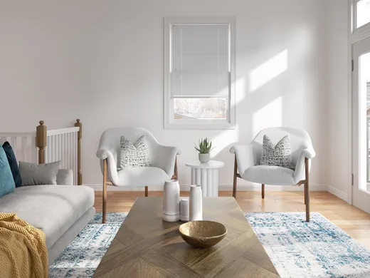 Living Room · Midcentury Modern designed by Chante