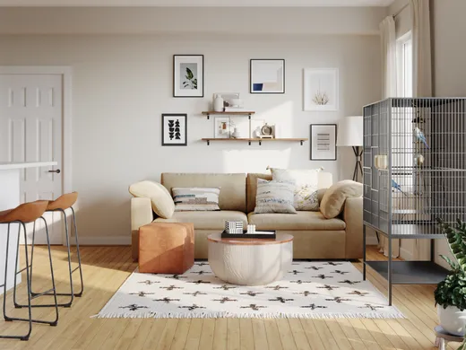 Living Room · Eclectic designed by Rachel