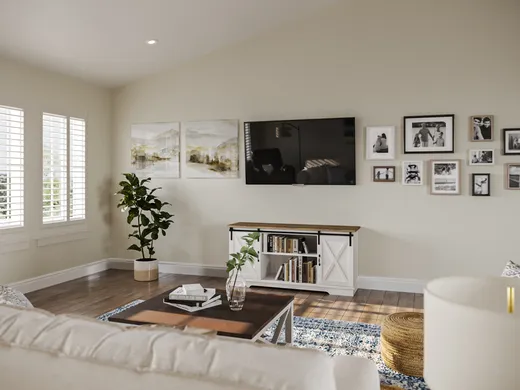 Living Room · Farmhouse designed by Rafaela