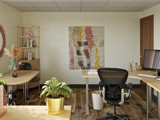 Office · Eclectic designed by Leah