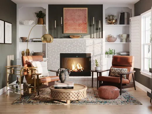 Office · Eclectic designed by Juliana