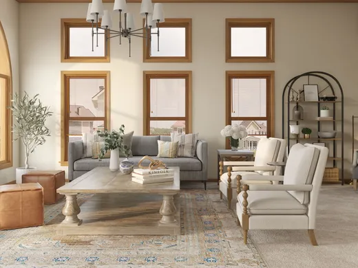 Living Room · Traditional designed by Laura