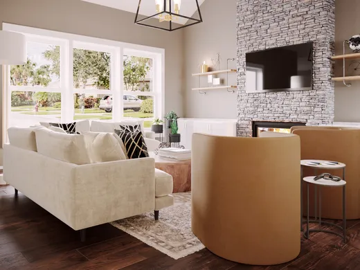 Living Room · Modern designed by Alexa