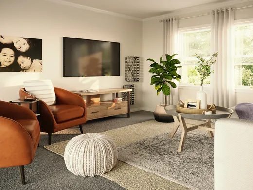 Living Room · Contemporary designed by Amelia