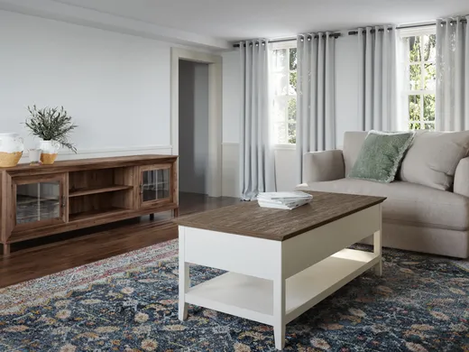 Living Room · Traditional designed by Leigh