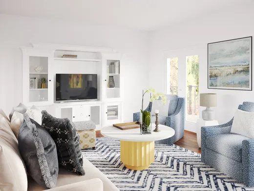 Living Room · Coastal designed by Lindsay