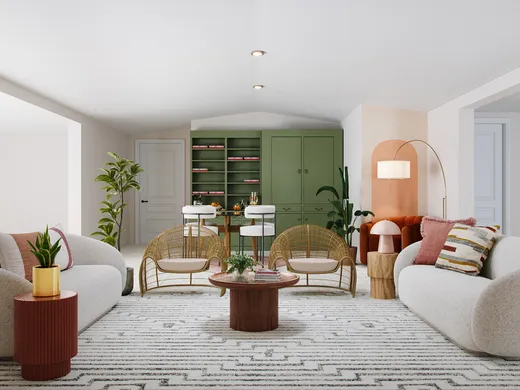 Living Room · Bohemian designed by Jimena