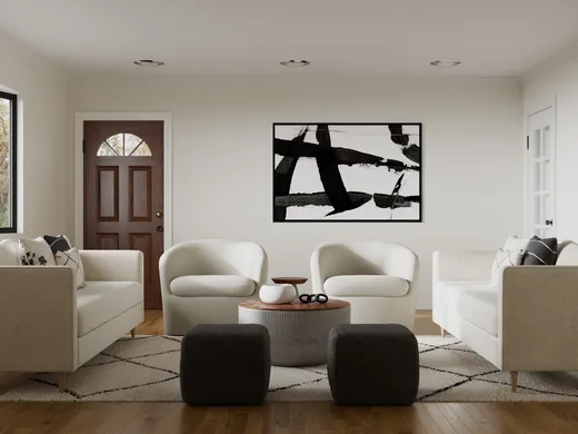 Living Room · Transitional designed by Abi