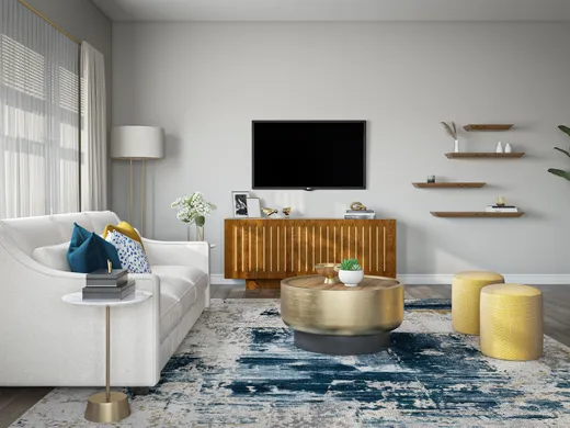 Living Room · Glam designed by Anahita