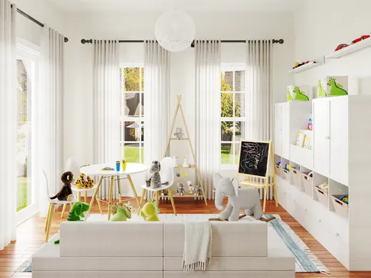 Playroom · Coastal designed by Omire