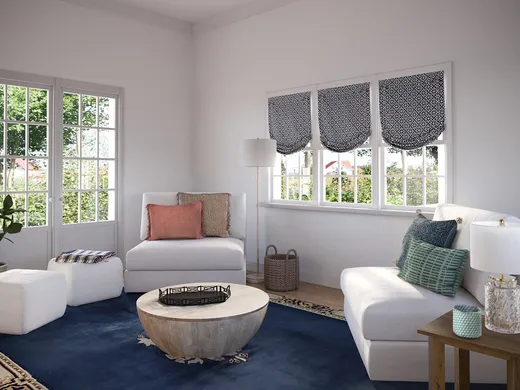 Living Room · Eclectic designed by Maria