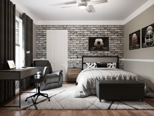 Bedroom · Contemporary designed by Jonica