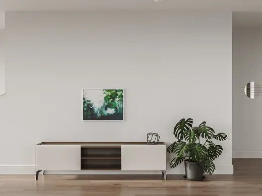 Living Room · Midcentury Modern designed by Juliana