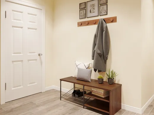 Entryway · Farmhouse designed by Omire