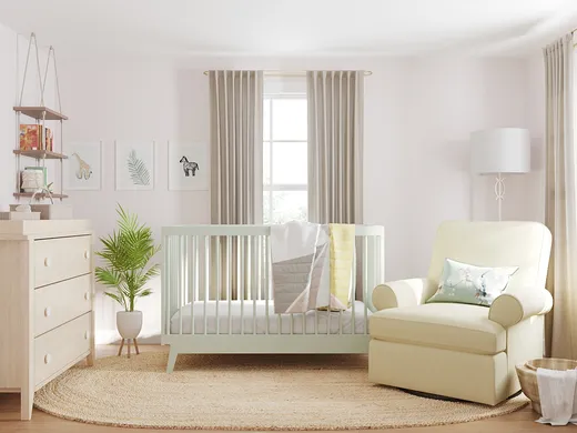 Nursery · Midcentury Modern designed by Hanna