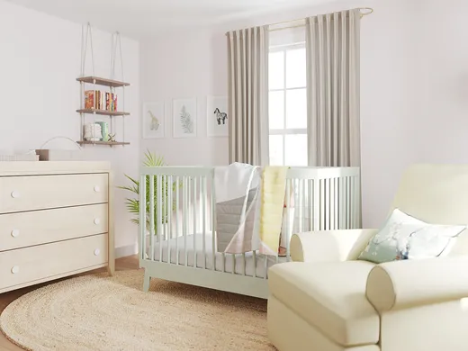 Nursery · Midcentury Modern designed by Hanna