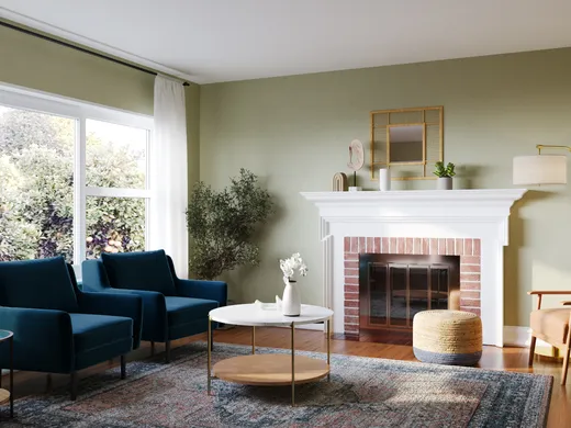 Living Room · Eclectic designed by Emily