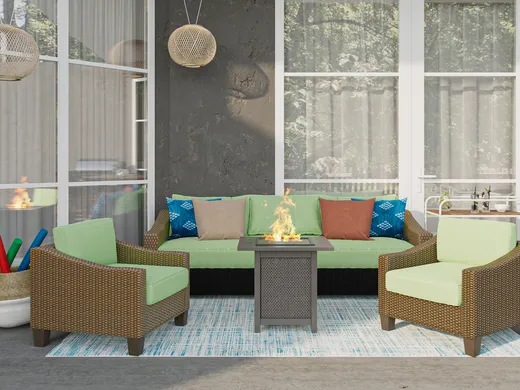 Outdoor Space · Eclectic designed by Priscila