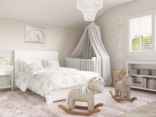 Bedroom · Glam designed by Katie