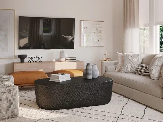 Living Room · Contemporary designed by Mirella