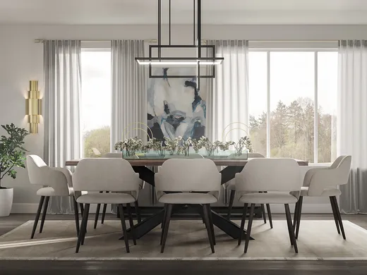 Dining Room · Contemporary designed by Manasi