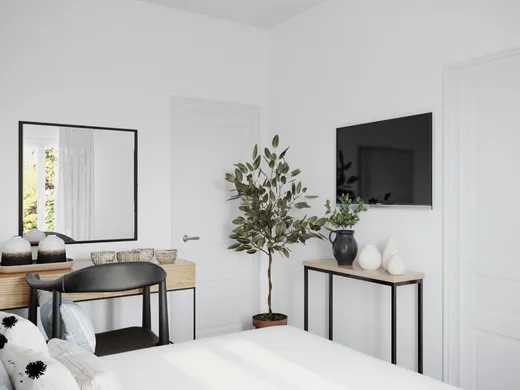 Bedroom · Rustic designed by Mercedes