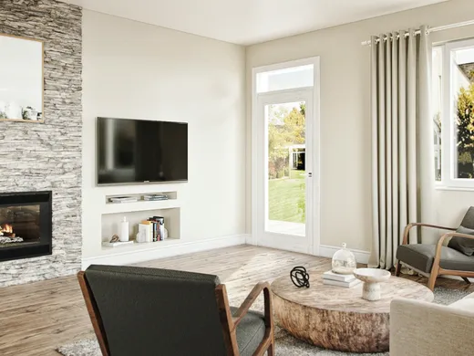 Living Room · Contemporary designed by Meagan