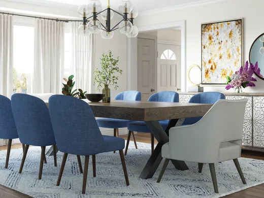 Dining Room · Glam designed by Romina