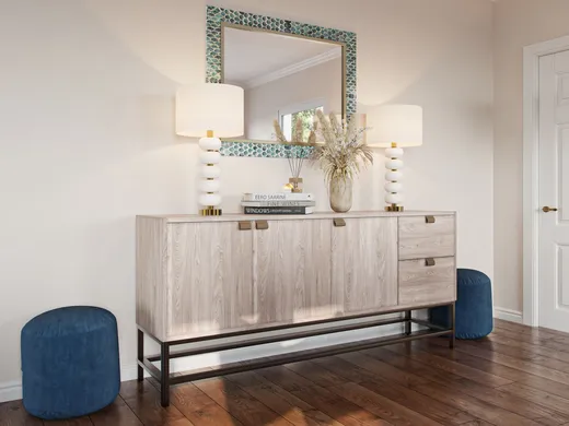Living Room · Eclectic designed by Halley