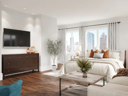 Bedroom · Midcentury Modern designed by Amber