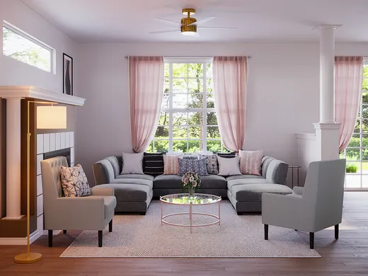 Living Room · Classic Contemporary designed by Melisa
