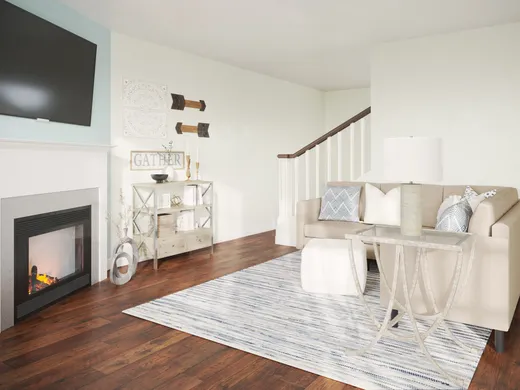 Living Room · Contemporary designed by Eleasud