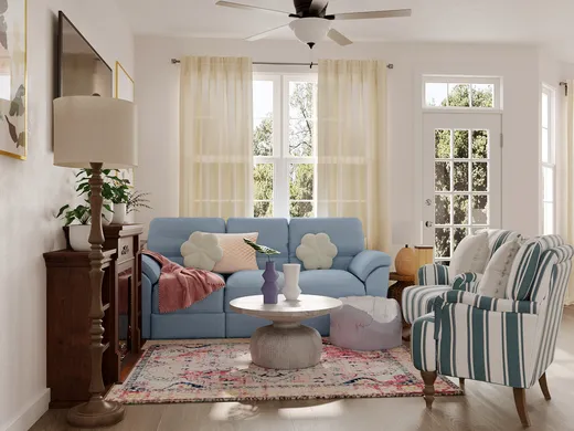 Living Room · Coastal designed by Ana