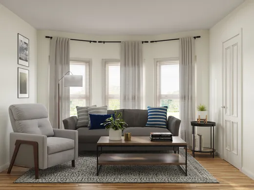 Living Room · Contemporary designed by Jazmin