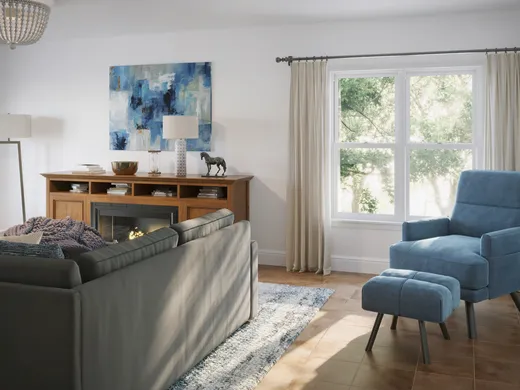 Living Room · Coastal designed by Ilona
