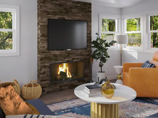 Living Room · Eclectic designed by Abi
