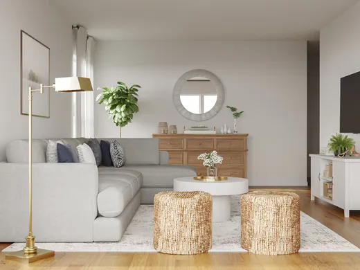 Living Room · Contemporary designed by Holly