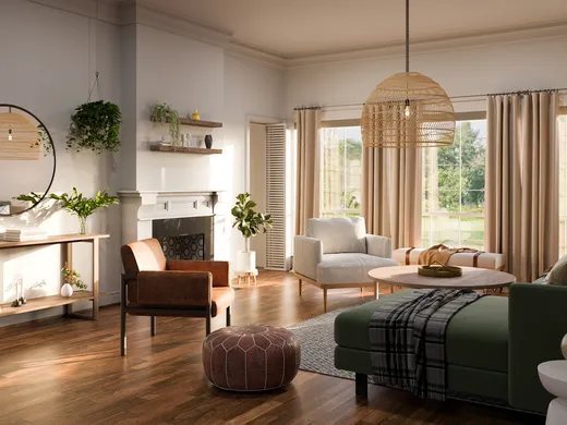 Living Room · Bohemian designed by Milena